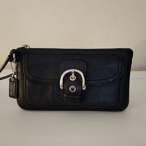 Coach Soho Leather Wristlet